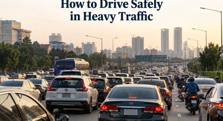How to Drive Safely in Heavy Traffic