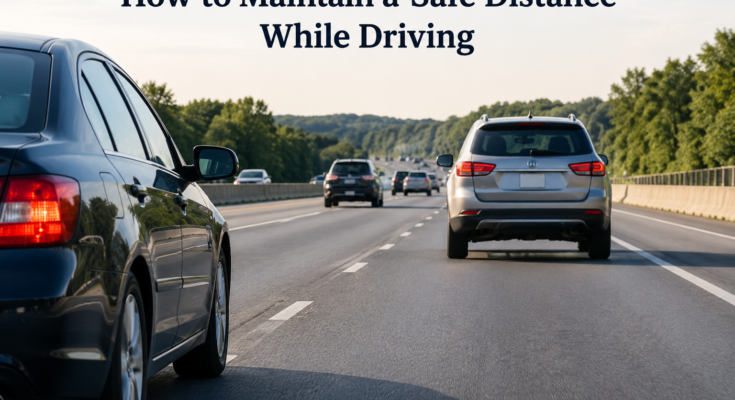 How to Maintain a Safe Distance While Driving